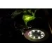 Záhradná solárna lampa - zapustená - sada 4ks - 8xLED - 0,8W - studená biela