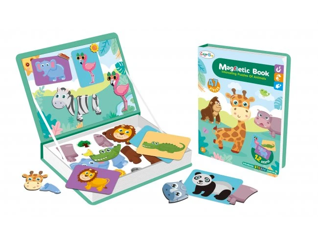 Magnetická puzzle skladačka - Safari