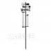 Záhradná meteorologická stanica - teplomer, zrážkomer, anemometer - 145 cm