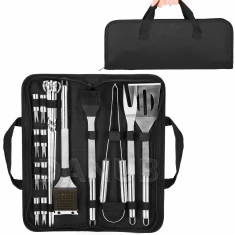 Sada náčinia na grilovanie - 20ks + kufrík
