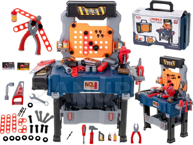 Dielenský stôl + náradie 65 ks