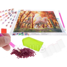 Diamantové maľovanie súprava 5D kone