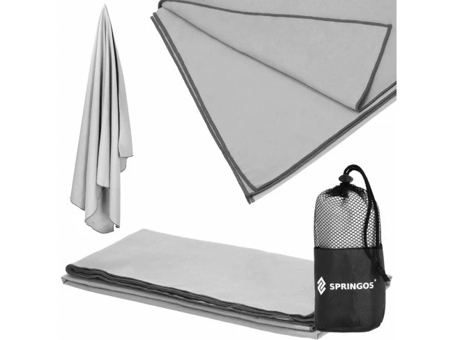 Rýchloschnúci uterák - 40x80cm - sivá