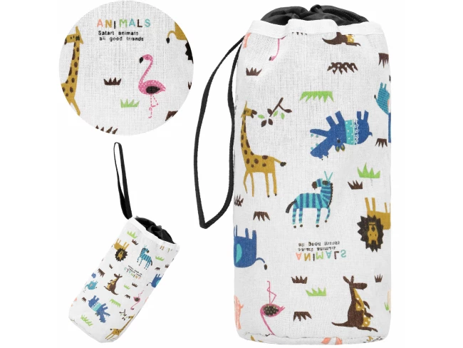 vrecko na hračky so sťahovacou šnúrkou - biele