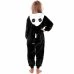 Plyšový overal Kigurumi - vzor panda - 125-140 cm