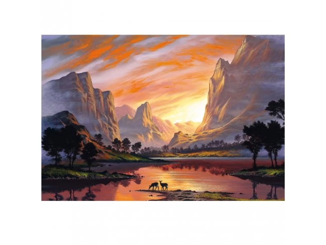 Diamantové maľovanie - výšivka - 30x40 cm - krajinka III