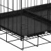 Chovateľská klietka pre zvieratá - skladacia - 130 x 70 x 60 cm - XL - čierna
