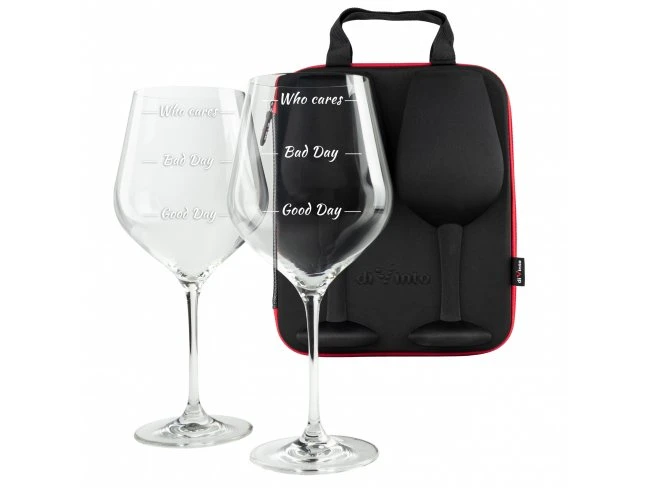 Puzdro s pohármi na víno diVinto - Who cares - Diamond