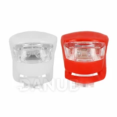 Cyklistická lampa silikónová 2 ks LED predná a zadná vodotesná