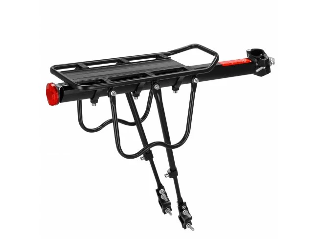 Univerzálny hliníkový nosič na bicykel - nosnosť 50 kg Univerzálny hliníkový nosič na bicykel - nosnosť 50 kg
