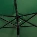 Skladací záhradný slnečník veľký - 400 cm - zelený