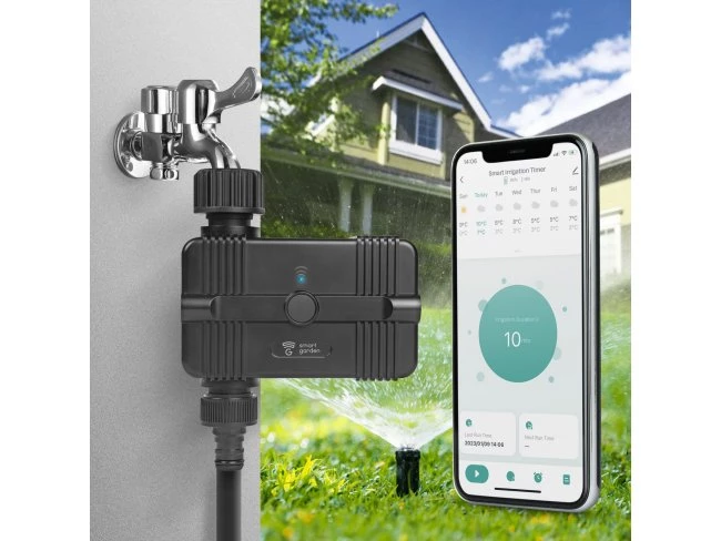 Smart polievací systém - Wi-Fi - 3/4" - max 1700L/h - 4 x AA