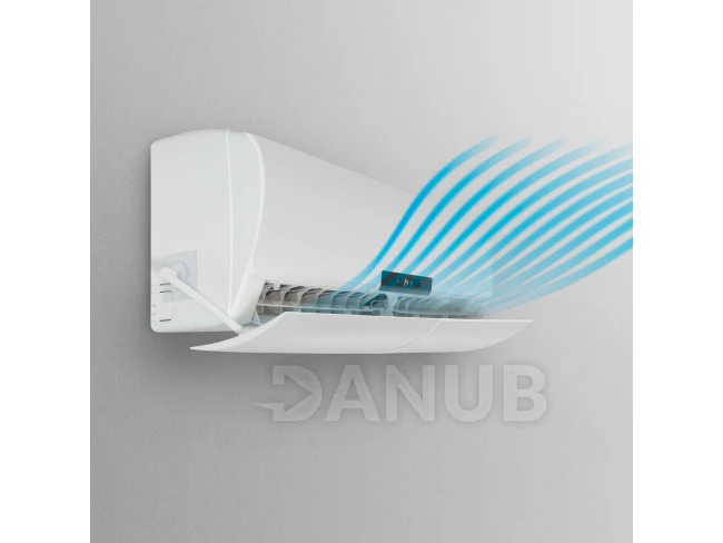 Plastová ozvučnica klimatizácie - 57-105 cm