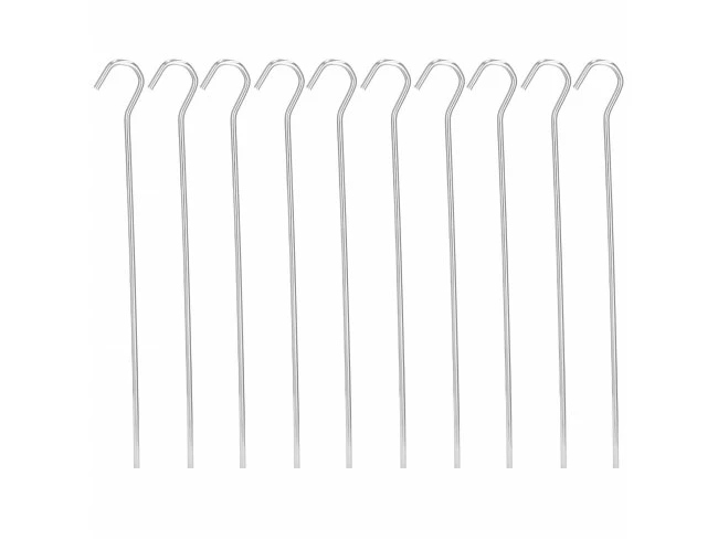 Stanové kolíky 31cm - 10 ks - oceľové 