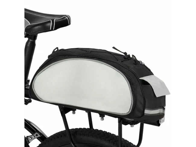 Taška na bicykel - 14L - sivo-čierna