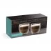 Dvojstenná, priehľadná sklenená cappucino šálka - 250 ml - 2ks / krabica
