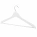 Drevený vešiak na oblečenie - 20 ks - biely
