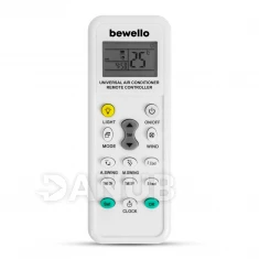 Univerzálny diaľkový ovládač ku klimatizácii - 1000 v 1 - 2 x AAA - biela