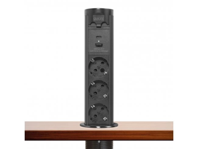 Skrytá predlžovačka so zabudovaným motorom  