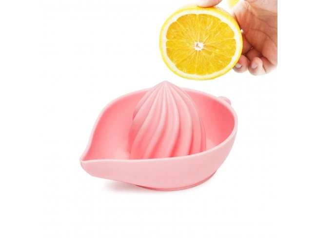 Silikónový odšťavovač na citrón - ružový - 14 x 10 x 6 cm
