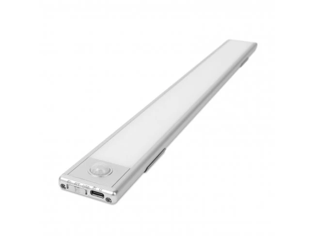 LED osvetlenie s pohybovým senzorom - s akumulátorom, magnetom - 4  cm