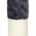 Škrabadlo pre mačky - tyč 240 - 260 cm - tmavosivá/krémová