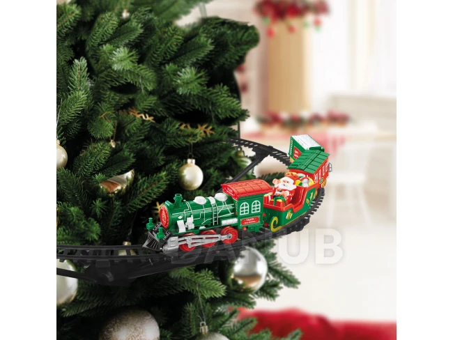 Železnica na vianočný strom - so zvukom a svetlom - na batérie
