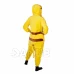Plyšový overal Kigurumi - vzor pikachu - veľkosť M - 170 cm