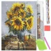 Diamantové maľovanie - výšivka - 30x40 cm - kytica slnečníc
