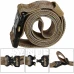 Taktický vojenský opasok s prackou - 125 cm - hnedá kamufláž