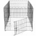 Ohrádka pre zvieratká skladacia - 165 x 85 cm - čierna