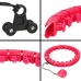 Hula hoop so záťažou a zoštíhľujúcim masérom - 24 výstupkov - ružová Hula hoop so záťažou a zoštíhľujúcim masérom - 24 výstupkov - ružová