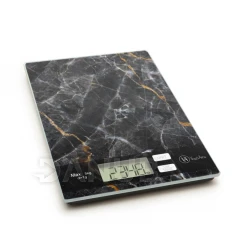 Kuchynská váha - čierny mramor