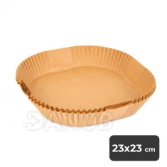 Air fryer papier na pečenie - do teplovzdušnej fritézy - štvorec - 23 cm - 50 ks / balenie