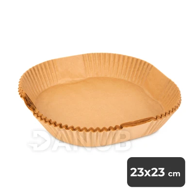 Air fryer papier na pečenie - do teplovzdušnej fritézy - štvorec - 23 cm - 50 ks / balenie