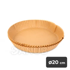 Air fryer papier na pečenie - do teplovzdušnej fritézy - kruh - 20 cm - 50 ks / balenie