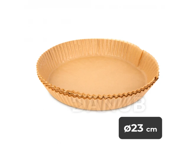 Air fryer papier na pečenie - do teplovzdušnej fritézy - kruh - 23 cm - 50 ks / balenie