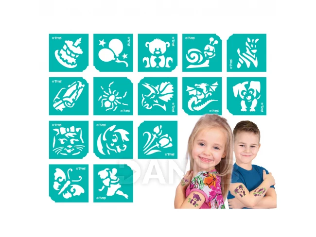 Sada šablón - narodeninová - 15 kusov