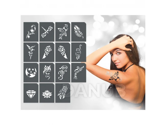 Sada ženských šablón - 15 ks 