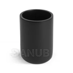 Pohár do kúpeľne - matná čierna