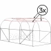 Fóliový záhradný skleník UV4 - 140g/m2 - 3x2x2 m - zelený