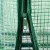 Záhradný skleník - 4 police - fólia UV4 130g/m2 - 1,6x0,5x0,7 m - zelená