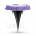 LED zapichovacia solárna lampa - fialoví - studená biela LED - 11,5 x 2,3 cm