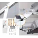 LED solárne pouličné svietidlo 800W - 6500K - 3,2V - 13Ah - s držiakom a diaľkovým ovládaním