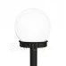 Solárna záhradná lampa LED ATRIS Drive-in - biela guľa - 10 cm - LUMILED
