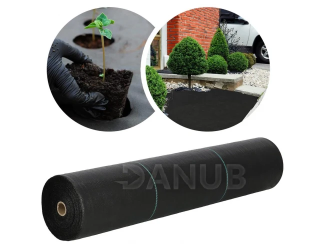 Záhradná agrotextília proti burine - 90g/m2 - 3,2x10 m - čierna