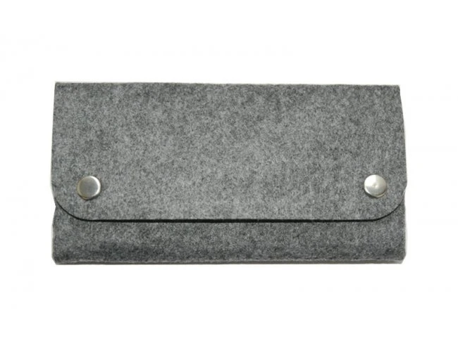 Detské filcové púzdro na okuliare - sivé