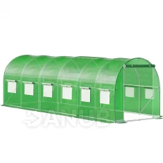 Fóliový záhradný skleník UV4 - 140g/m2 - 6x3x2 m - zelený
