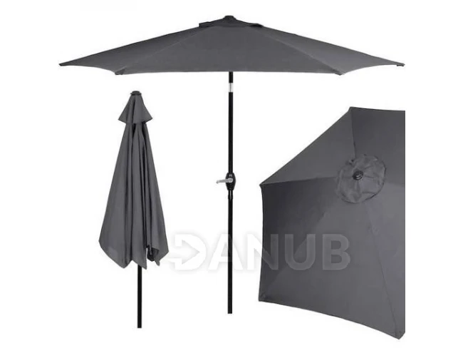 Záhradný slnečník Modern 260cm - grafitový