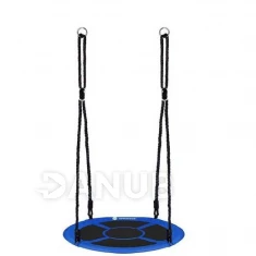 Hojdací kruh bocianie hniezdo - 110 cm - čierno-modré 